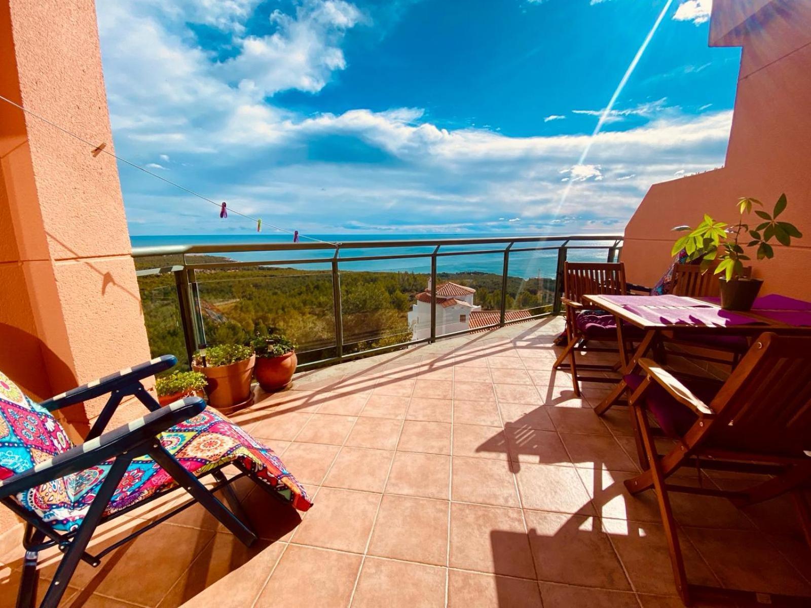 Precioso Atico En La Sierra De Irta Apartment Alcoceber ภายนอก รูปภาพ